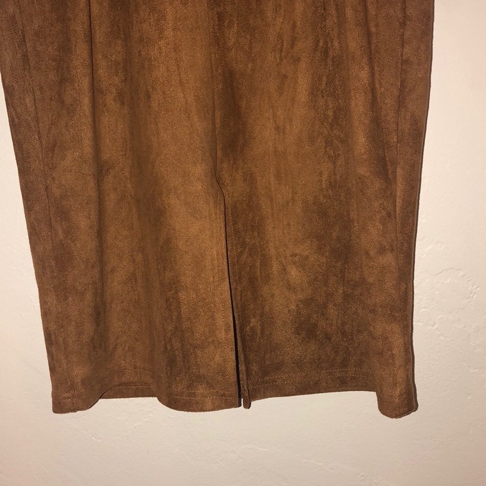 ❌SOLD: LF Faith in Love Suede Dress - Picture 4 of 5